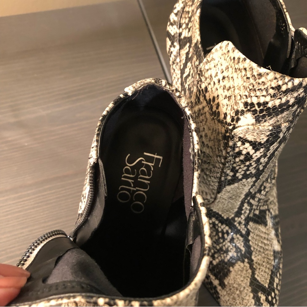 Franco Sarto Snake Print Bootie - image 6